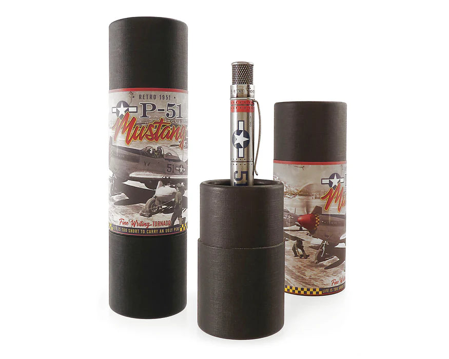 Retro 51 Tornado Vintage Metalsmith P-51 Mustang Rollerball Pen