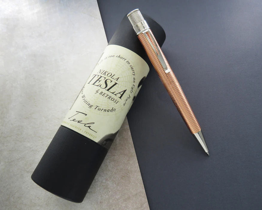 Retro 51 Tornado Vintage Metalsmith Nikola Tesla Rollerball Pen