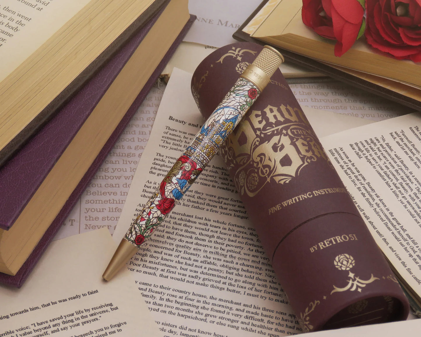 Retro 51 Tornado Beauty & The Beast Rollerball Pen