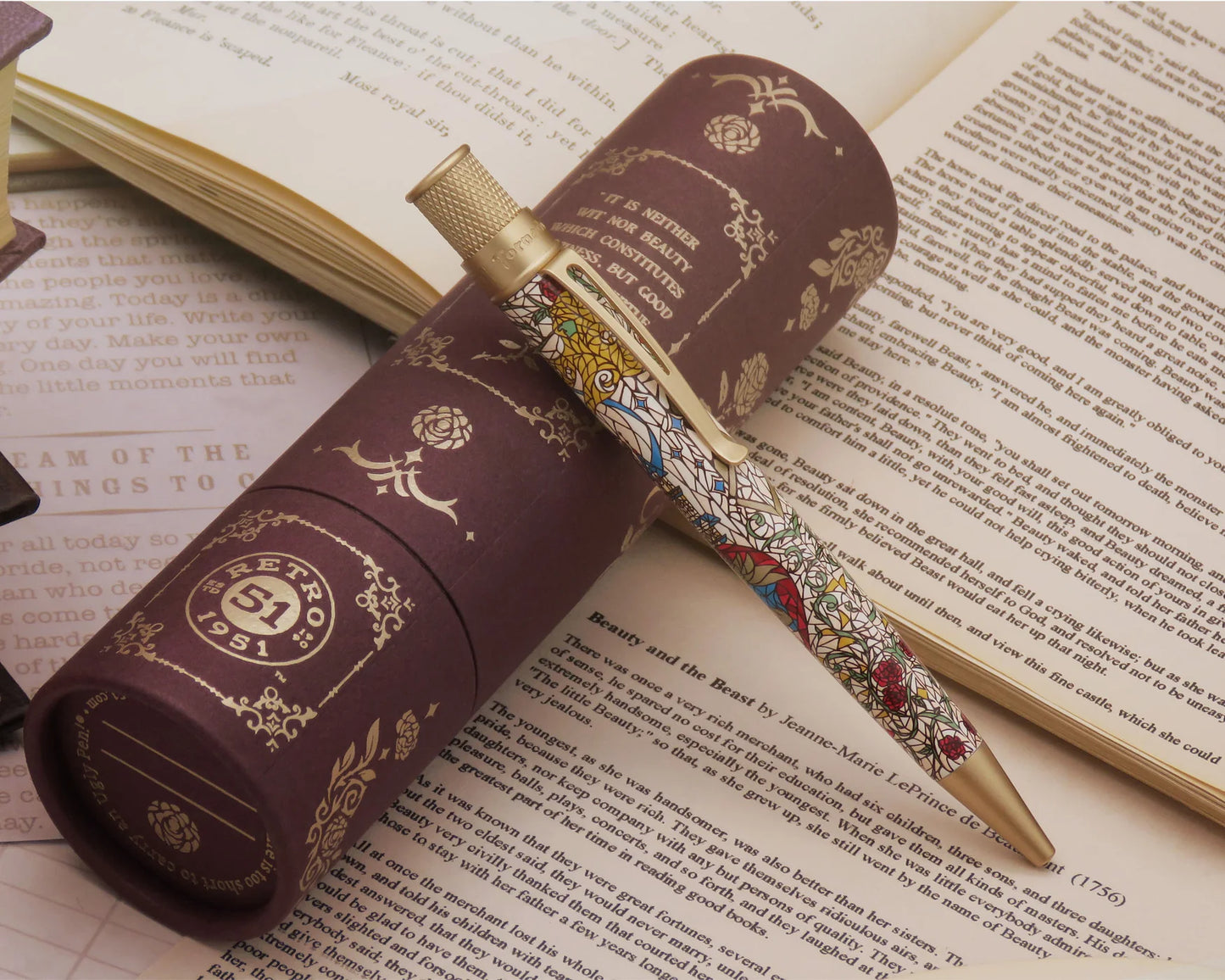 Retro 51 Tornado Beauty & The Beast Rollerball Pen