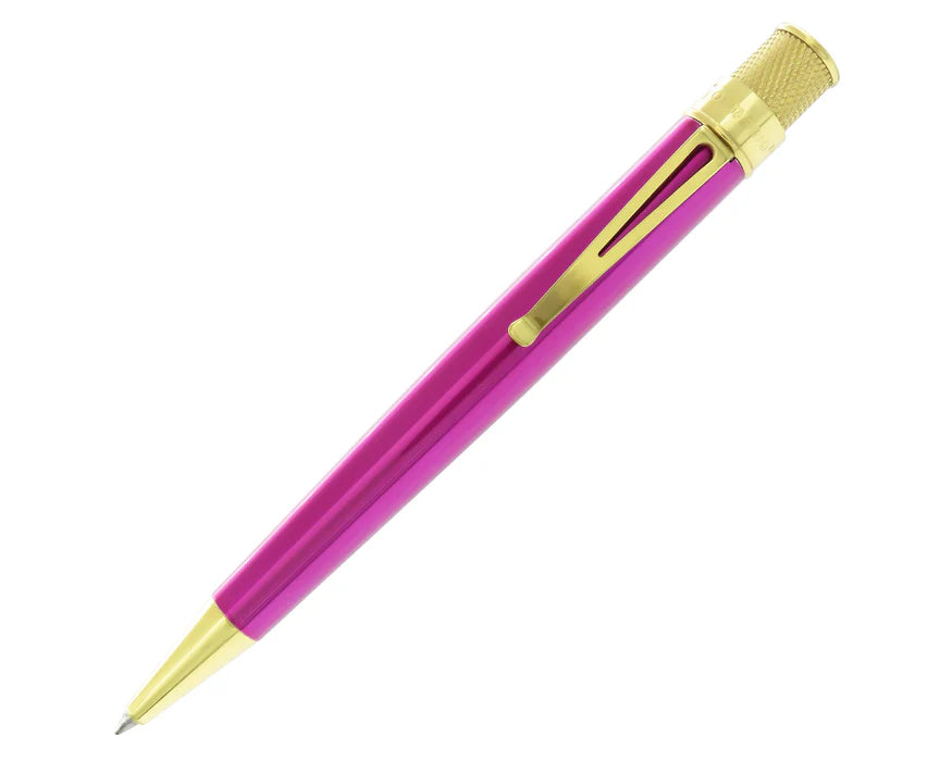 Retro 51 Tornado Classic Lacquer Pink / Brass Rollerball Pen