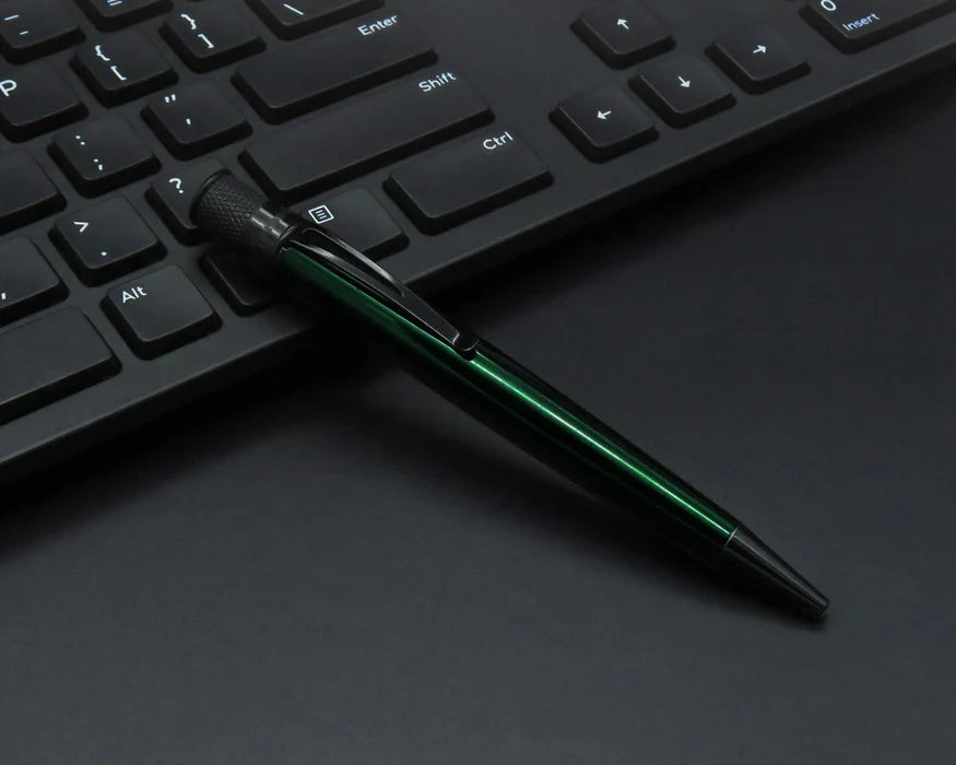 Retro 51 Tornado Stealth Emerald Green Rollerball Pen
