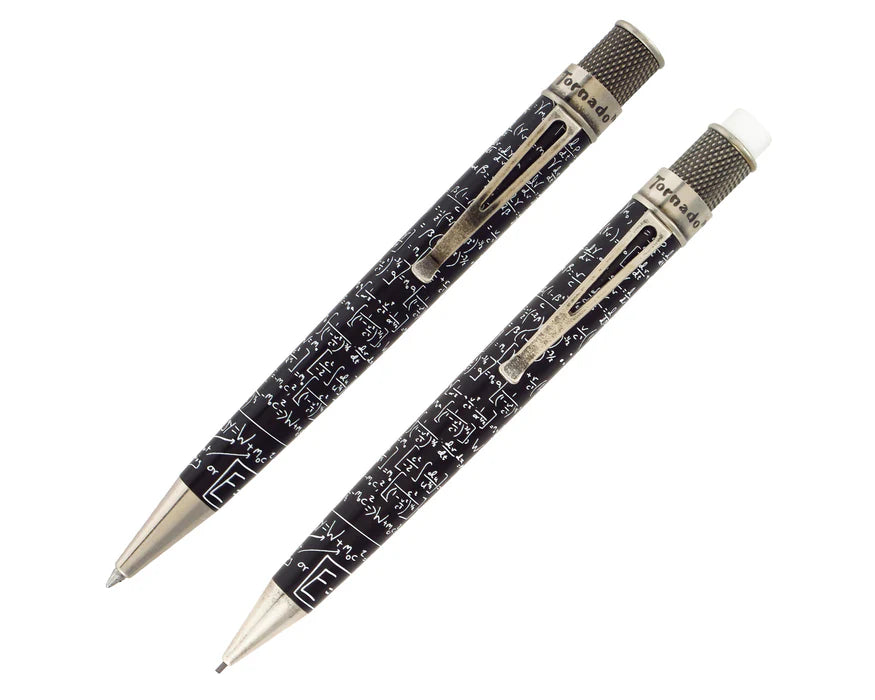 Retro 51 Tornado Albert Einstein Rollerball and Mechanical Pencil 1.15mm Gift Set