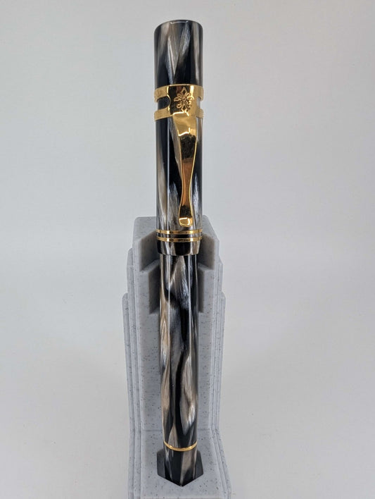 *Consignment* Visconti Ragtime 20th Anniversary Fountain Pen 14k Gold Medium Nib