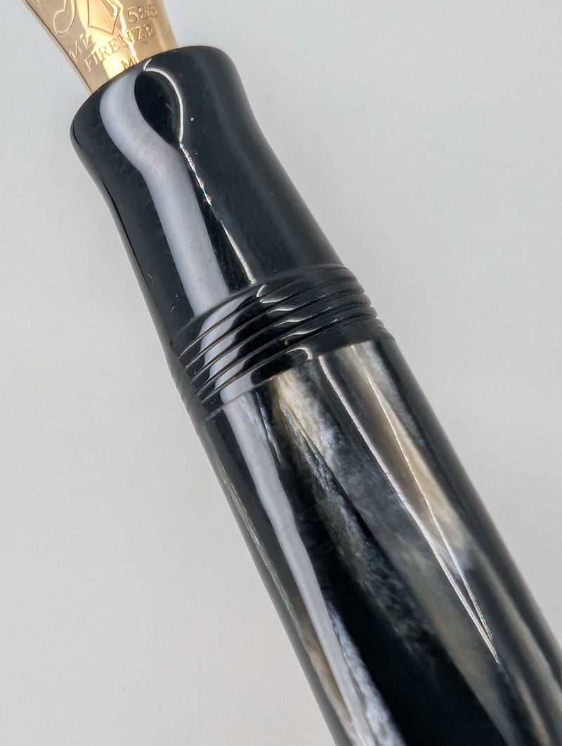 *Consignment* Visconti Ragtime 20th Anniversary Fountain Pen 14k Gold Medium Nib