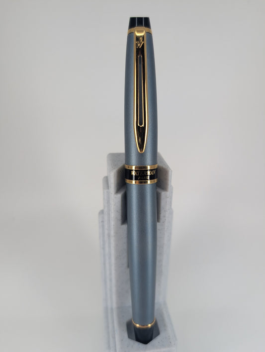 *Consignment* Waterman Expert Slate Blue Fountain Pen Medium Nib