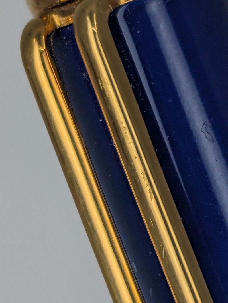 *Consignment* Waterman Gentleman Blue Lacquer Rollerball Pen