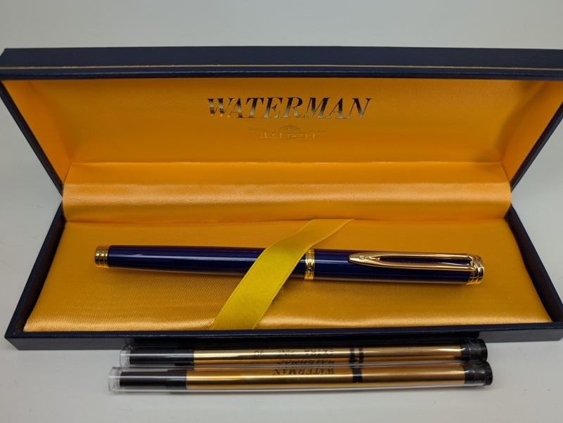 *Consignment* Waterman "Ideal" Cobalt Blue Rollerball Pen