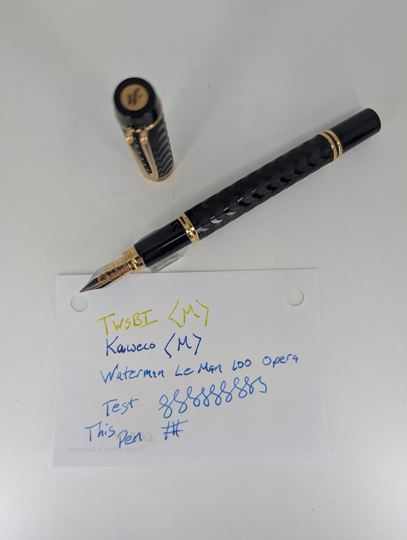 *Consignment* Waterman Le Man 100 Opera Fountain Pen 18k Gold Medium Nib