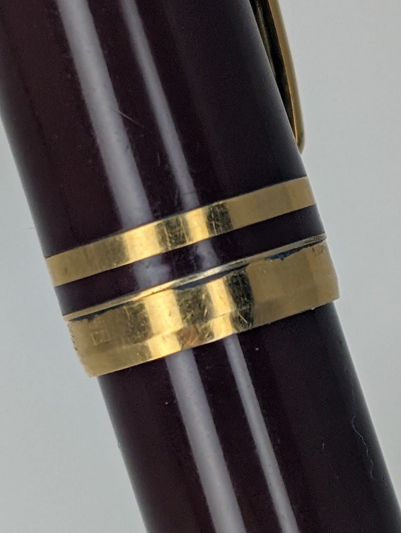 *Consignment* Waterman Le Man 200 Bordeaux Fountain Pen 18k Medium Nib