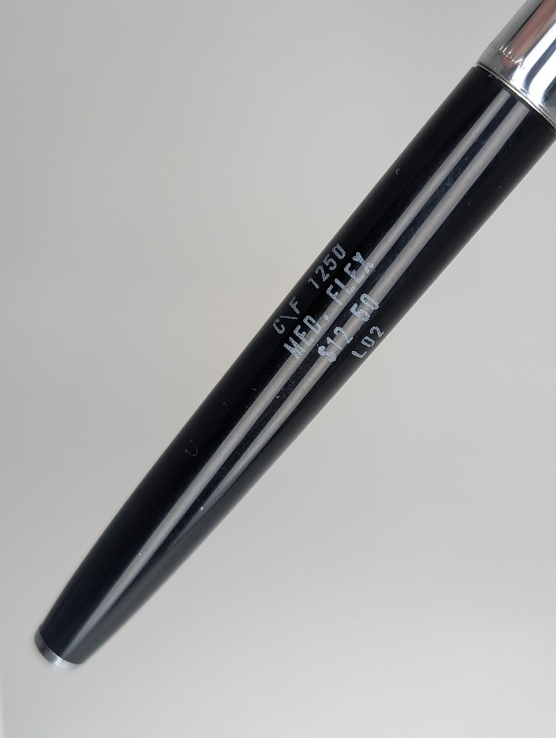 *Consignment* Waterman's CF 1250 Black Fountain Pen / Pencil Set