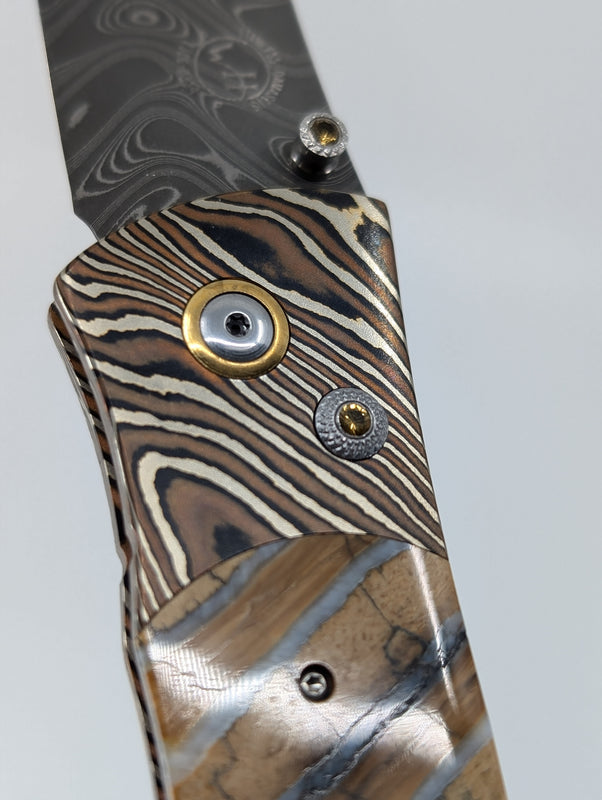 William Henry B30 Hurricane Cigar Cutter Button Lock Folding Knife 47 of 500