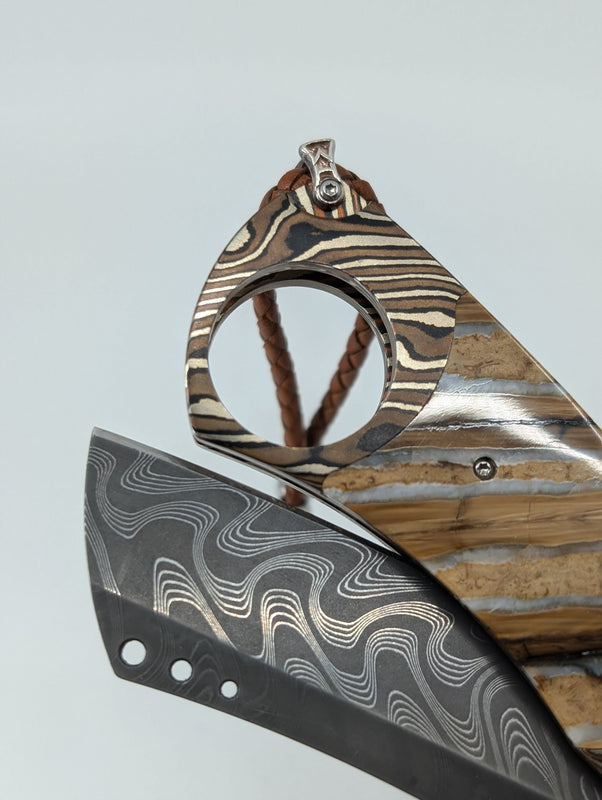 William Henry B30 Hurricane Cigar Cutter Button Lock Folding Knife 47 of 500