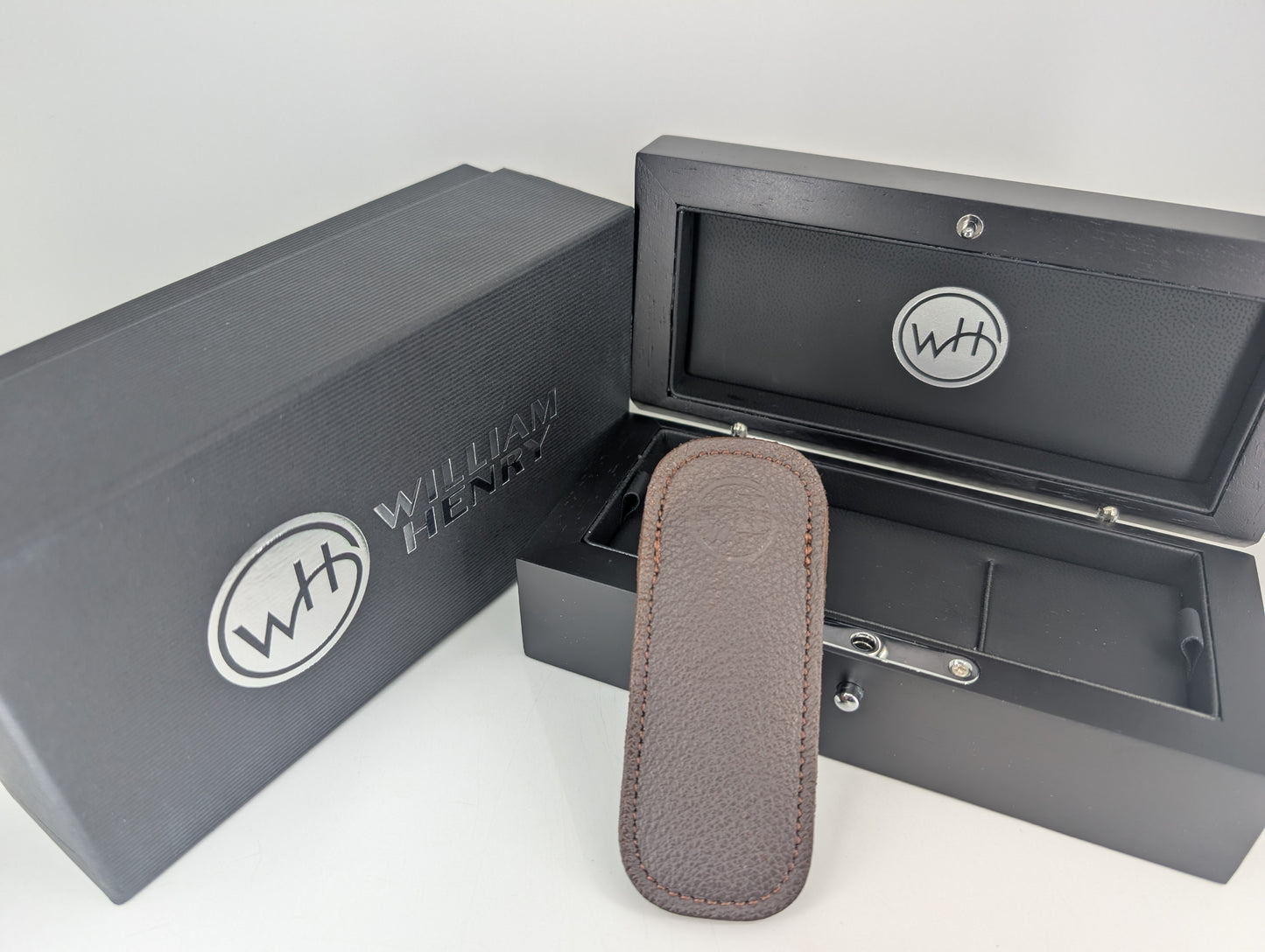 William Henry B10 Acoma Ironwood / Mokume Damascus Buttonlock Folding Knife #48 of 250