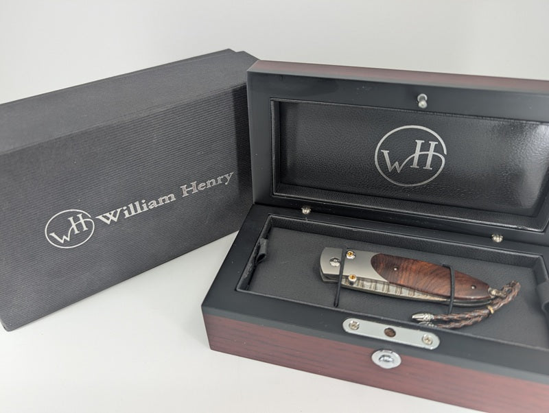 *Consignment* William Henry B05 Monarch "Retusa" Buttonlock Folding Knife #23 of 100