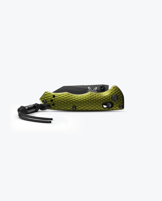 Benchmade Full Immunity Woodland Green Aluminum Folding Knife