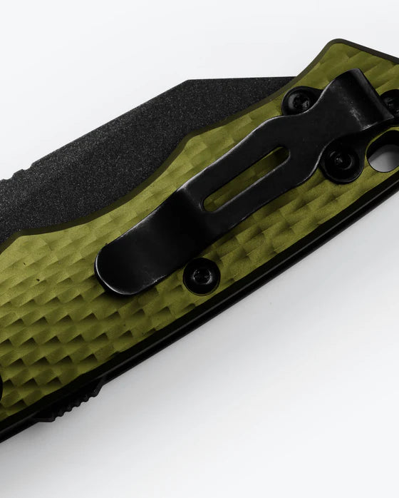 Benchmade Full Immunity Woodland Green Aluminum Folding Knife