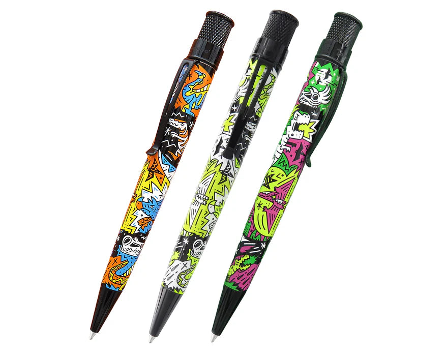 Retro 51 Tornado Popper Dino Smash Rollerball Pen
