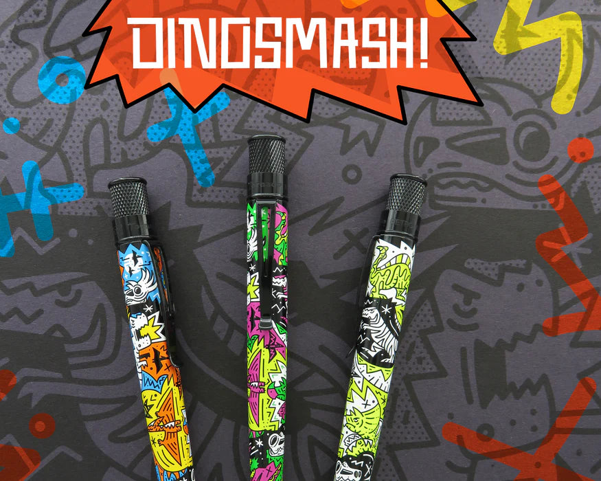 Retro 51 Tornado Popper Dino Smash Rollerball Pen
