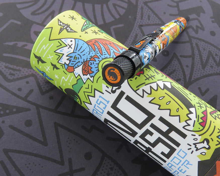 Retro 51 Tornado Popper Dino Smash Rollerball Pen
