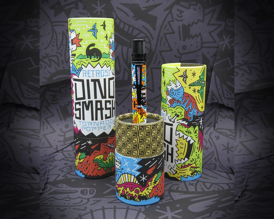 Retro 51 Tornado Popper Dino Smash Rollerball Pen
