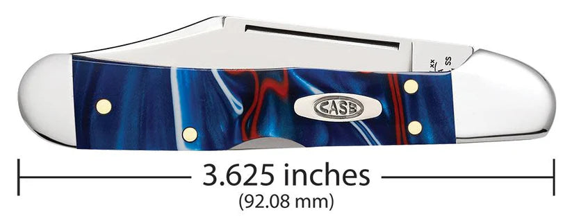 Case Knives Patriotic Kirinite Mini CopperLock Folding Knife