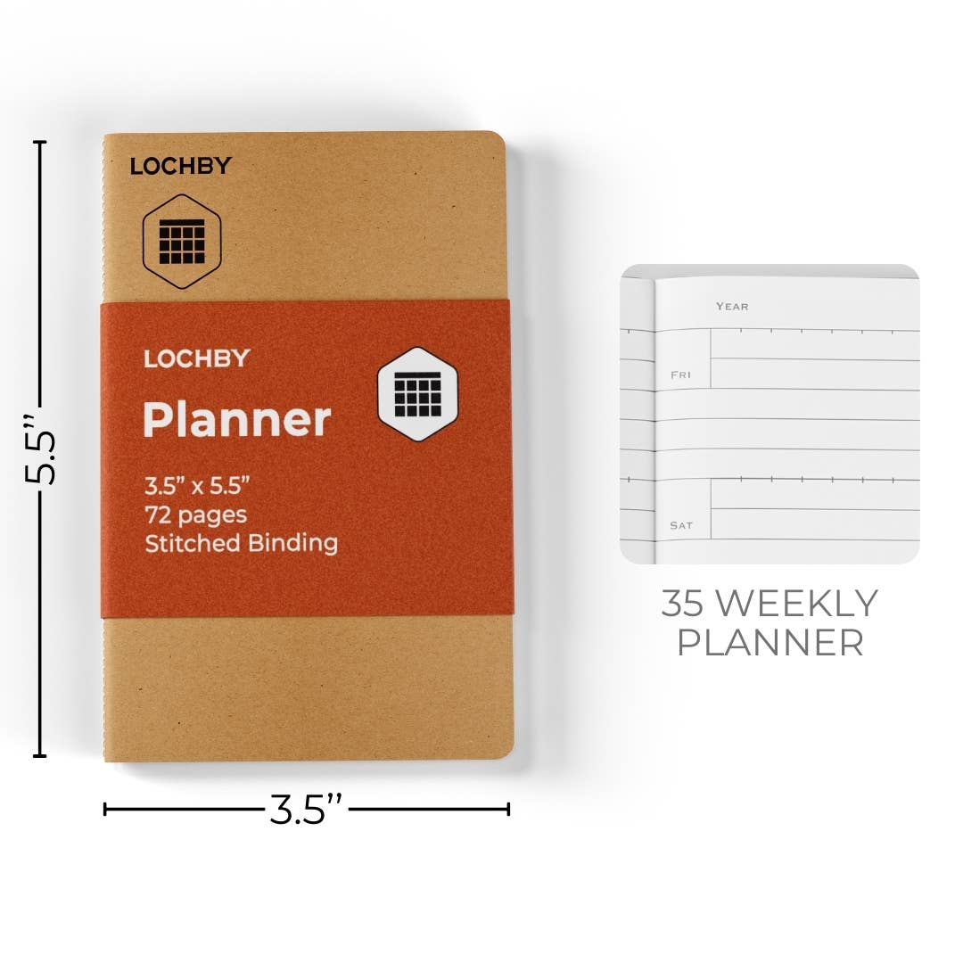 LOCHBY Tomoe River Pocket Notebooks 3.5" x 5.5"