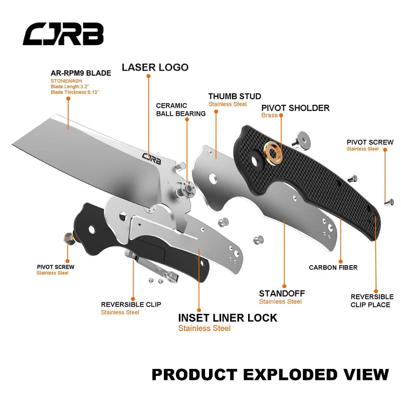 CJRB Crag Folding Knife