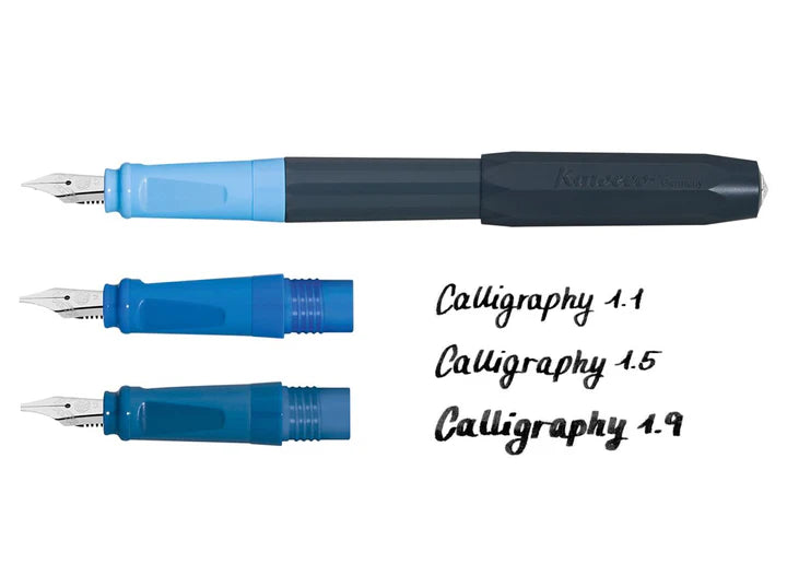 Kaweco Perkeo Calligraphy Set Blue