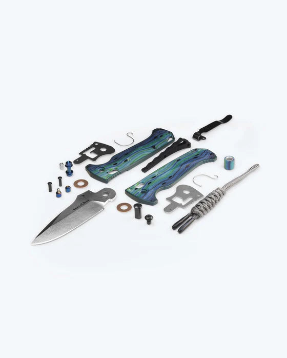 Benchmade Mini Adira G-Carta Drop Point Axis Lock Folding Knife