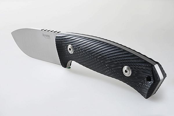 Lionsteel M3 Black Micarta Fixed Blade w/ Leather Sheath