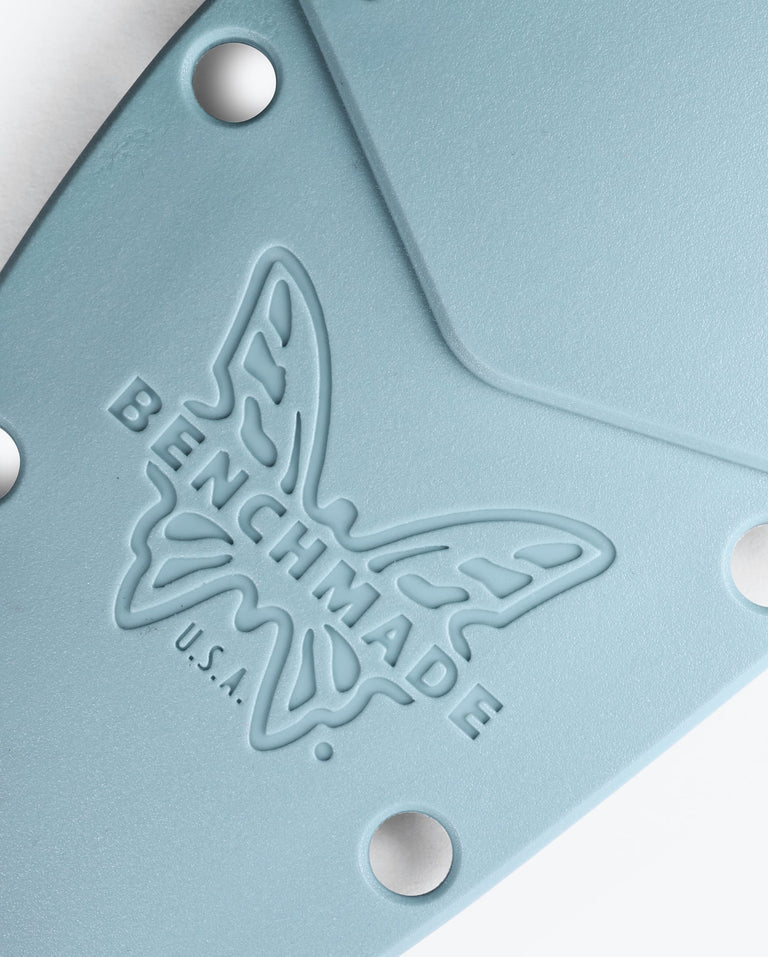 Benchmade Undercurrent Depth Blue Santopreme Sheepsfoot Fixed Blade