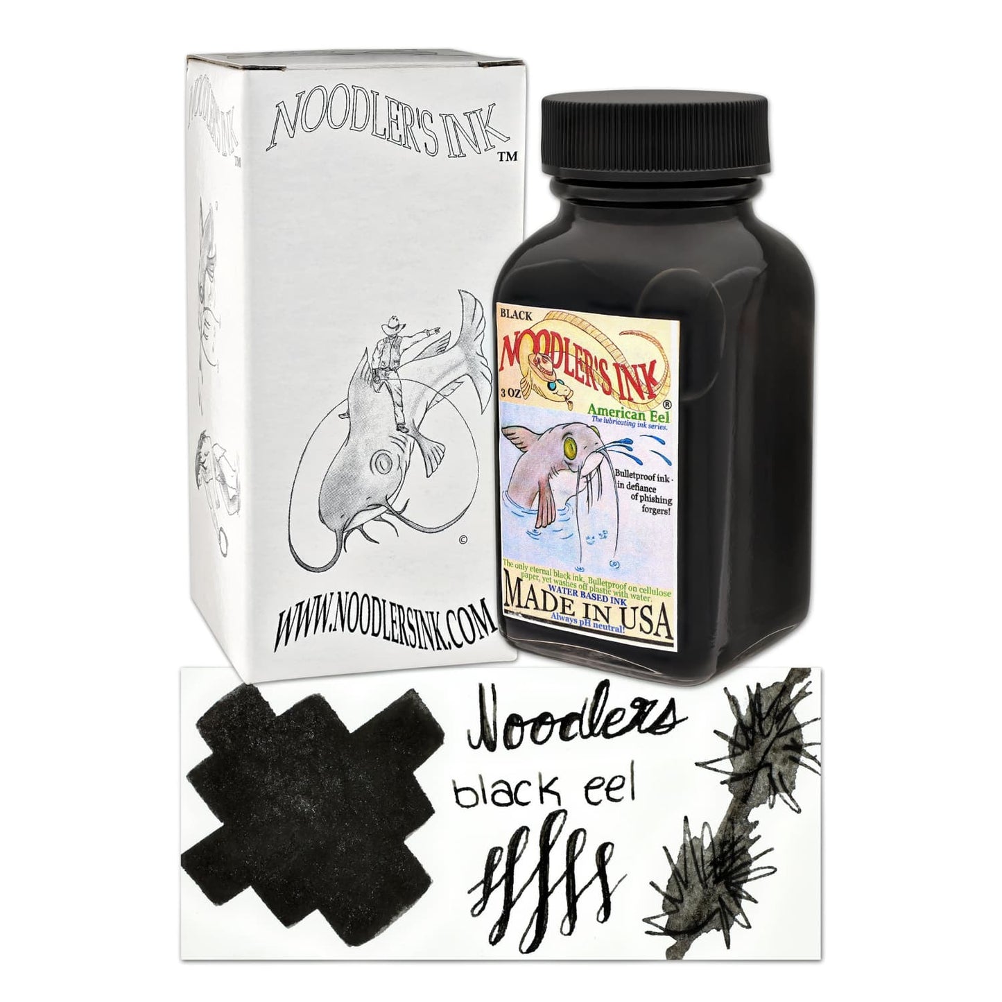 Noodler's Eel Black 3 oz