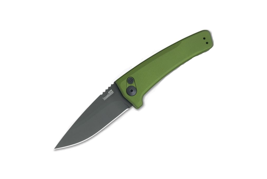 Kershaw Launch 3 Black Blade Olive Green Handle Auto Folding Knife