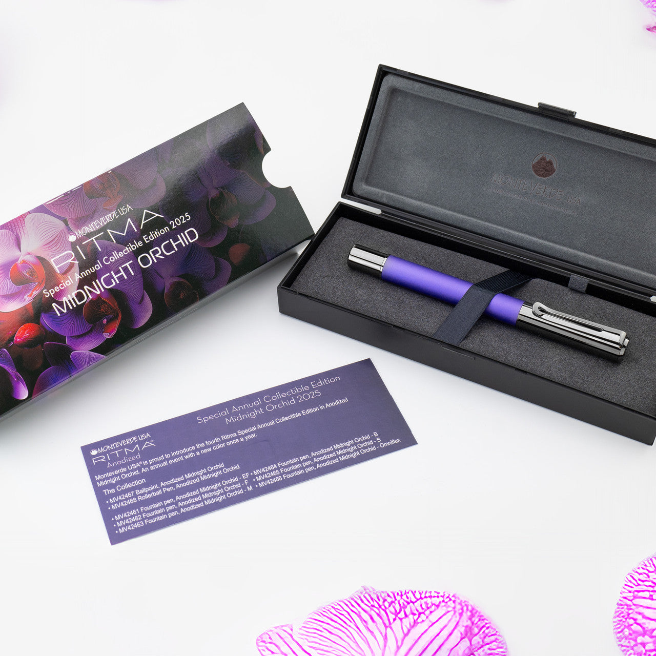 Monteverde Ritma Special Edition 2025 Midnight Orchid Rollerball Pen