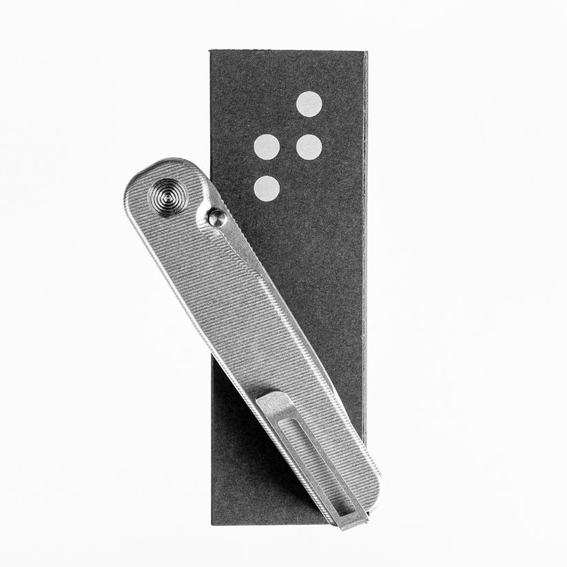 Tactile Knife Co. Topographical Rockwall Thumbstud Liner Lock Folding Knife