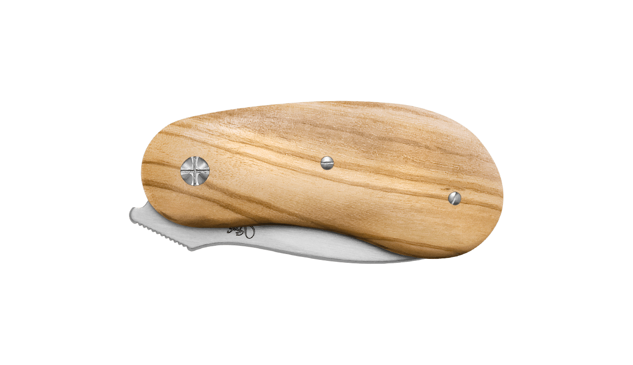 Viper Drop Olive Wood Folding Knife
