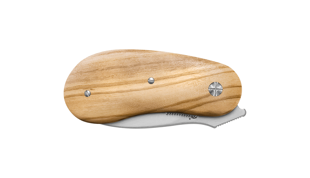 Viper Drop Olive Wood Folding Knife