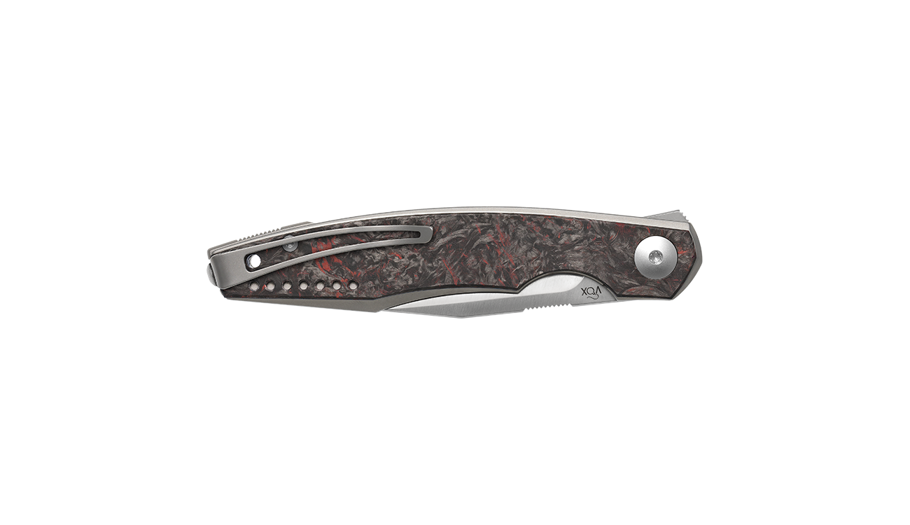 Viper Belone Titanium with Fat Carbon Fiber/Red Inlay