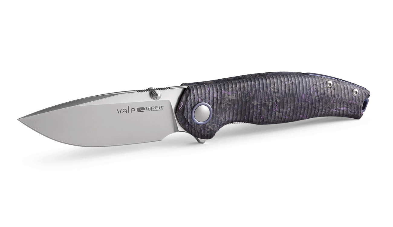 Viper Vale Fat Carbon Purple Folding Knife