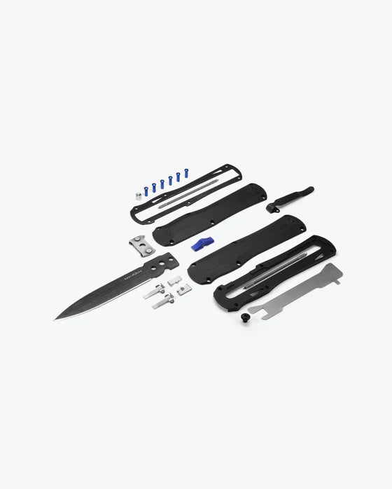 Benchmade Autocrat Black G10 Out the Front Knife