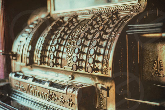 vintage cash register