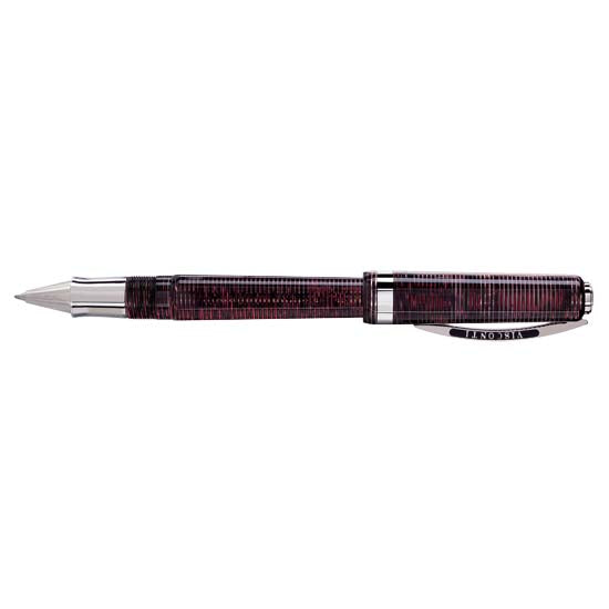 Visconti Wall Street Celluloid Red Rollerball Pen