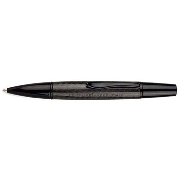 Monteverde Intima Black Carbon Fiber 10th Anniversary Limited Edition Ballpoint Pen Free Refill