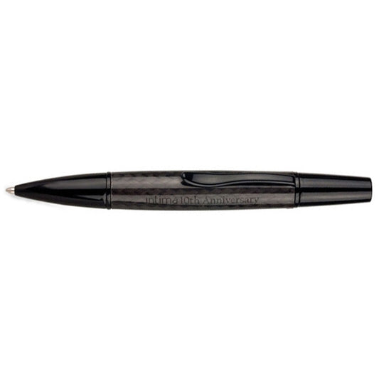 Monteverde Intima Black Carbon Fiber 10th Anniversary Limited Edition Ballpoint Pen Free Refill