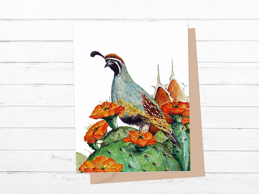 Tufted Desert  Greeting Card