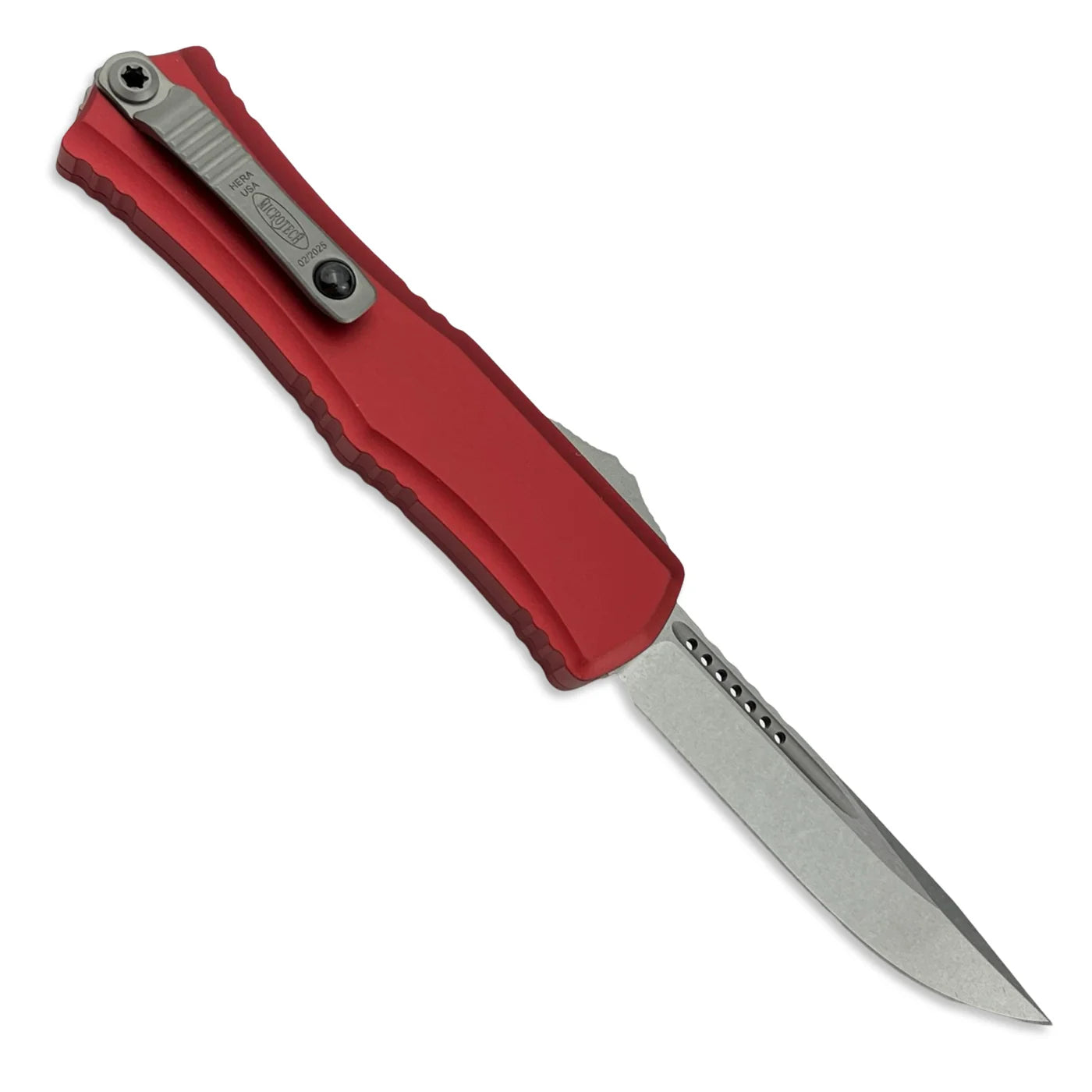 Microtech Hera II Mini S/E Red Stonewash Out the Front Knife