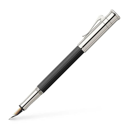 Graf Von Faber Classic Ebony Fountain Pen Medium Nib