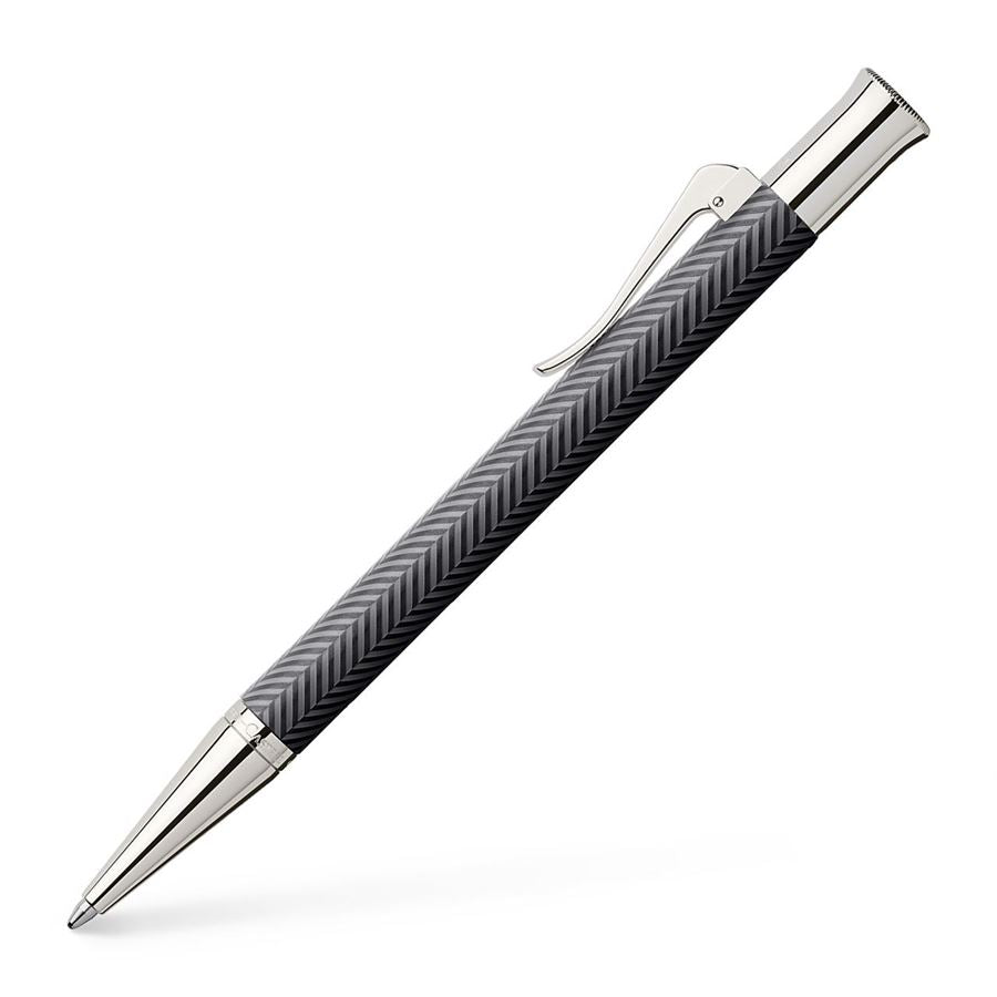 Graf Von Faber Guilloche Cisele Anthracite Ballpoint Pen