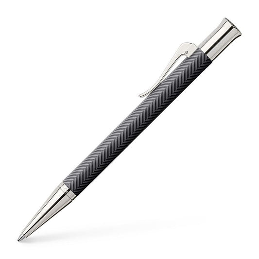 Graf Von Faber Guilloche Cisele Anthracite Ballpoint Pen